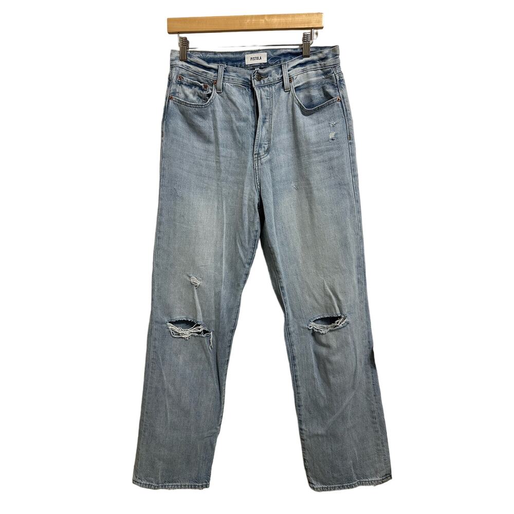 PISTOLA Cassie Super High Rise Straight By My‎ Side size 29  $138